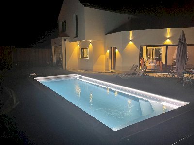 Création d'une piscine Le Bassin Bleu à Orvault